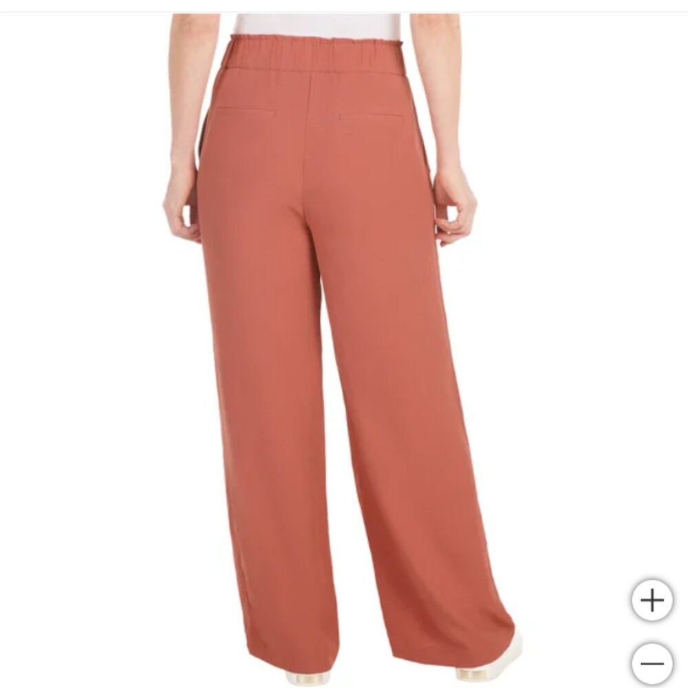 Hilary Radley Ladies' Crinkle Fluid Pant Red - Picture 3 of 3
